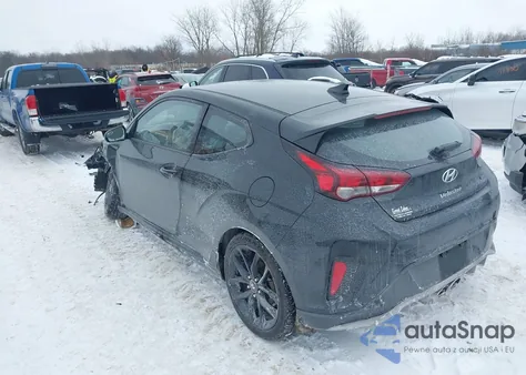 2019 Hyundai Veloster Turbo R-Spec from USA, damaged, VIN KMHTH6AB2KU009119